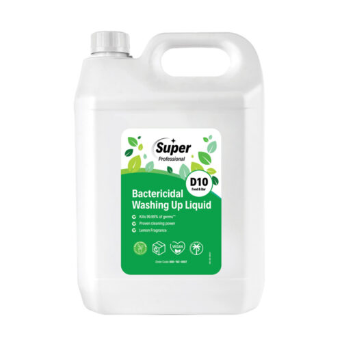 D10 Bactericidal Washing Up Liquid (5L)