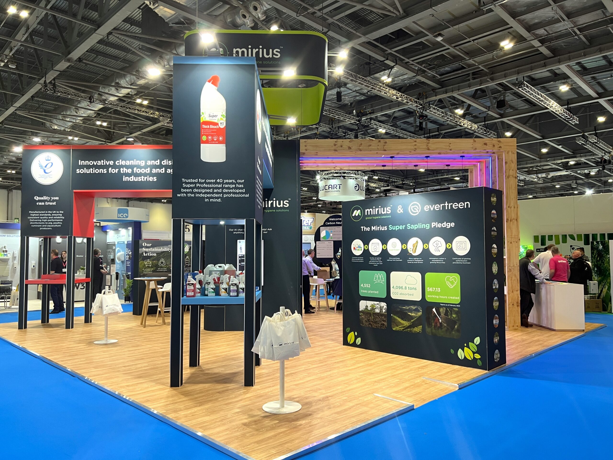 Mirius London Cleaning Show 2025_Stand_Side